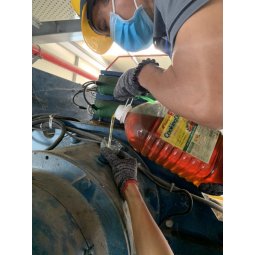 Bảo dưỡng định kỳ tra dầu mỡ bánh xe cầu trục và palang cầu trục Hàn Quốc