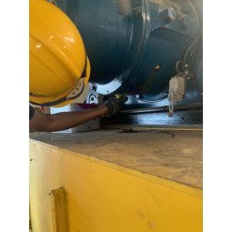 Bảo dưỡng định kỳ tra dầu mỡ bánh xe cầu trục và palang cầu trục Hàn Quốc